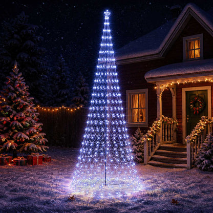 LED Christmas Tree EKENAS 230 LEDs Steel Blue 500 cm