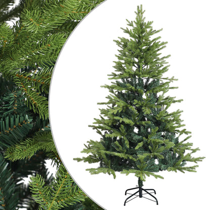 vidaXL Artificial Hinged Christmas Tree 240 cm PVC and Metal Green 2