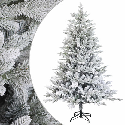 vidaXL Artificial Hinged Christmas Tree 240 cm PVC and Metal 2