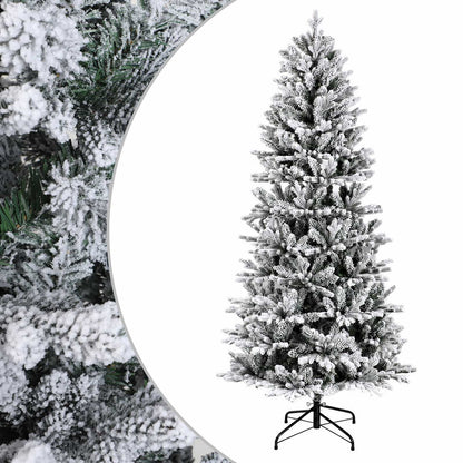 vidaXL Artificial Hinged Christmas Tree 240 cm PVC and PE 2