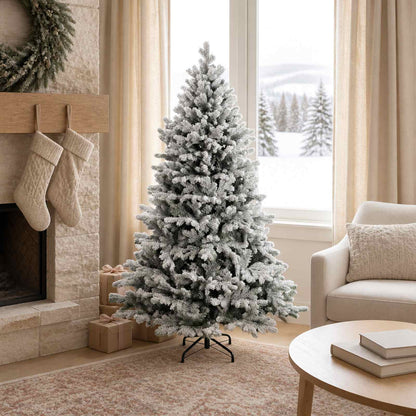 Artificial Christmas Tree with Bauble 150 LEDs Green and White 150 cm without LED