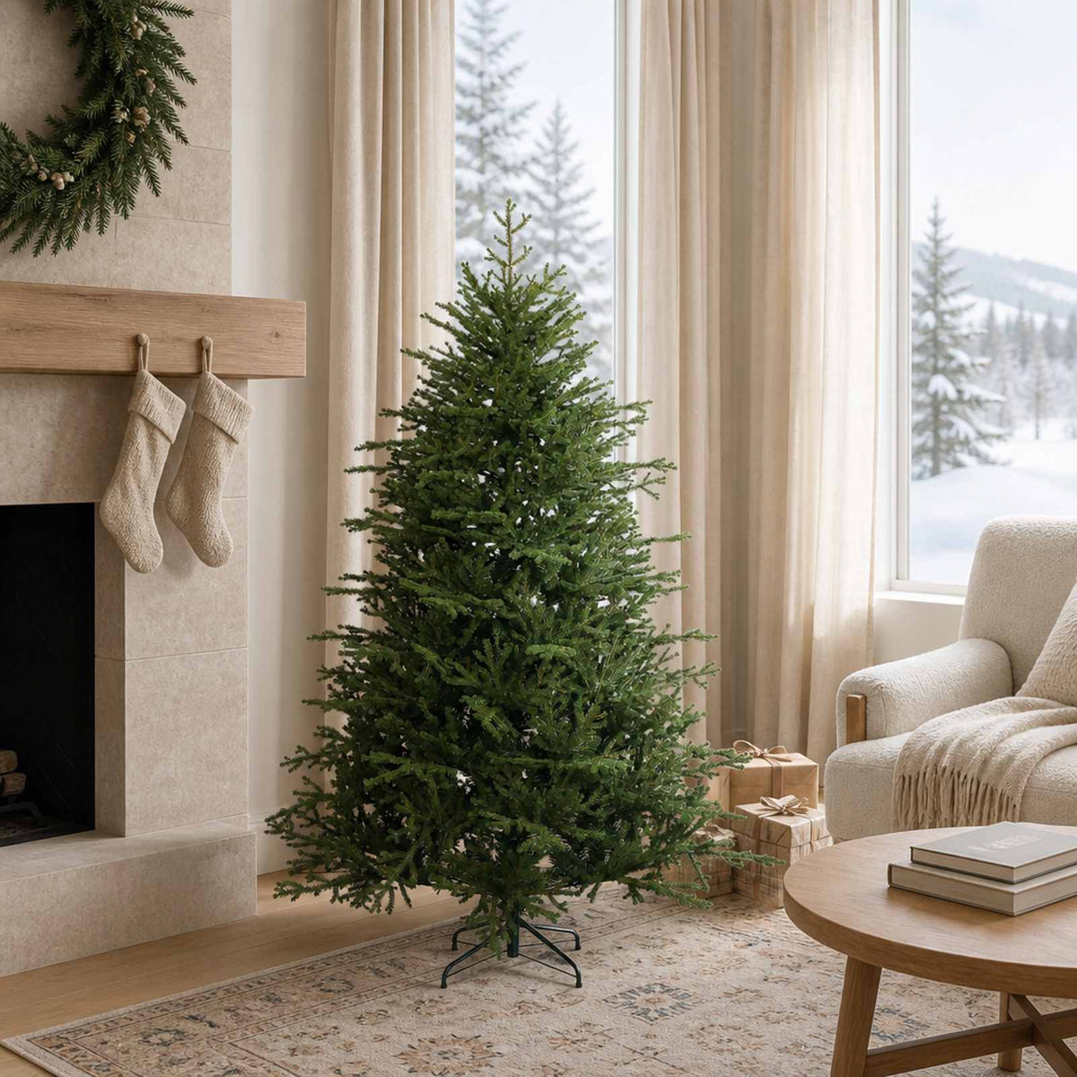 Artificial Christmas Tree with Bauble 150 LEDs 120 cm without LED