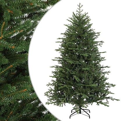 vidaXL Artificial Hinged Christmas Tree 240 cm PVC and Metal Green 2