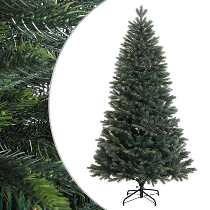 vidaXL Artificial Hinged Christmas Tree 240 cm PVC and Metal Green 2