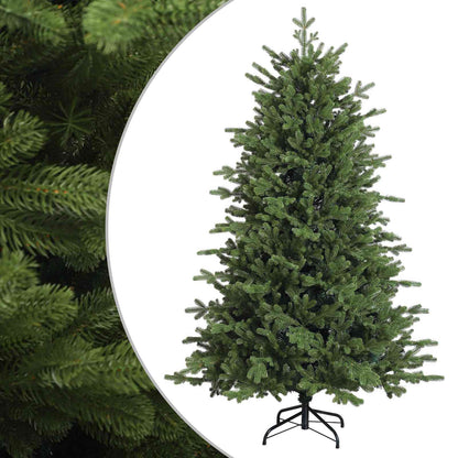 vidaXL Artificial Hinged Christmas Tree 240 cm PVC and Metal Green 2
