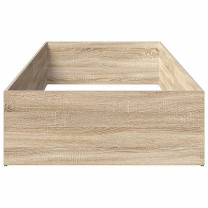 Bed Surround for Adjustable Bed Base 80 x 200 cm Sonoma oak