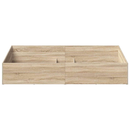 Bed Surround for Adjustable Bed Base 80 x 200 cm Sonoma oak