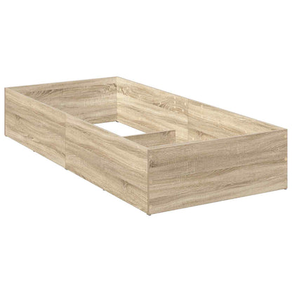 Bed Surround for Adjustable Bed Base 90 x 200 cm Sonoma oak
