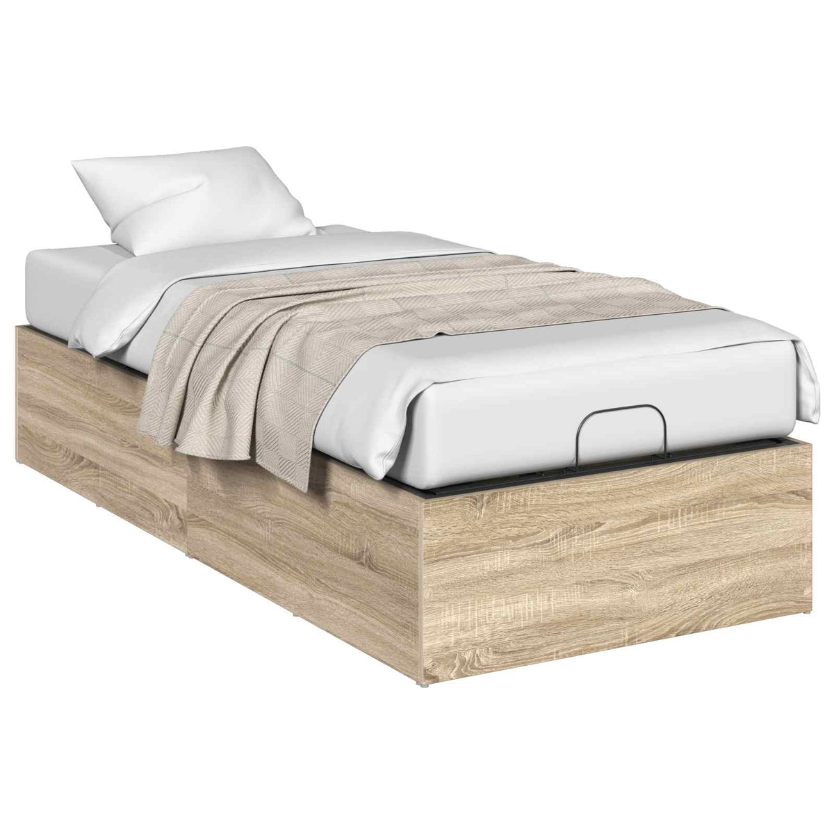 Bed Surround for Adjustable Bed Base Length 190 cm Sonoma oak 90 cm