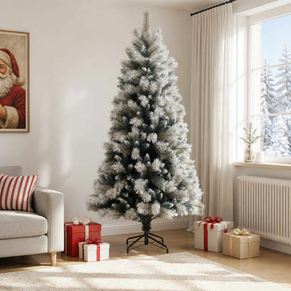 Artificial Hinged Christmas Tree with Baubles 150 LEDs without LED