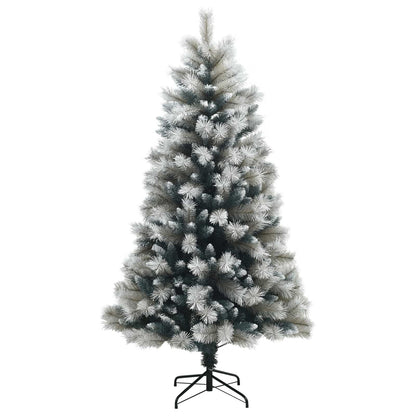 vidaXL Artificial Hinged Christmas Tree 240 cm PVC and Metal 3