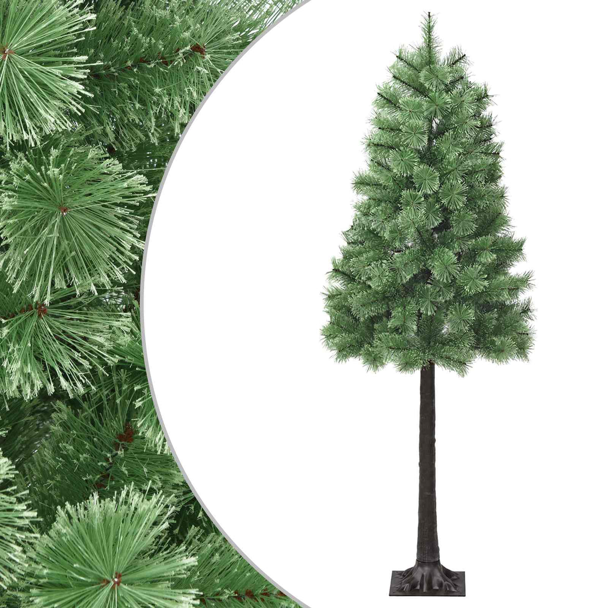 vidaXL Artificial Hinged Christmas Tree 150 cm PVC and Metal Green 2