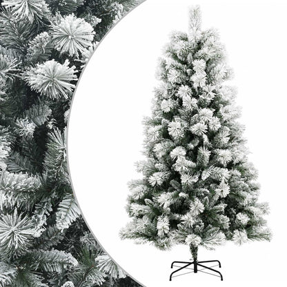 vidaXL Artificial Hinged Christmas Tree 240 cm PVC and Metal 2