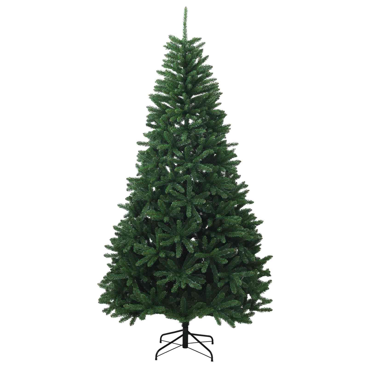 vidaXL Artificial Hinged Christmas Tree 300 cm PVC Medium Green 3