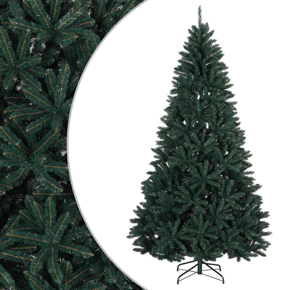 Artificial Christmas Tree with Bauble 300 cm Dark green Ø 138 x 300 cm without LED