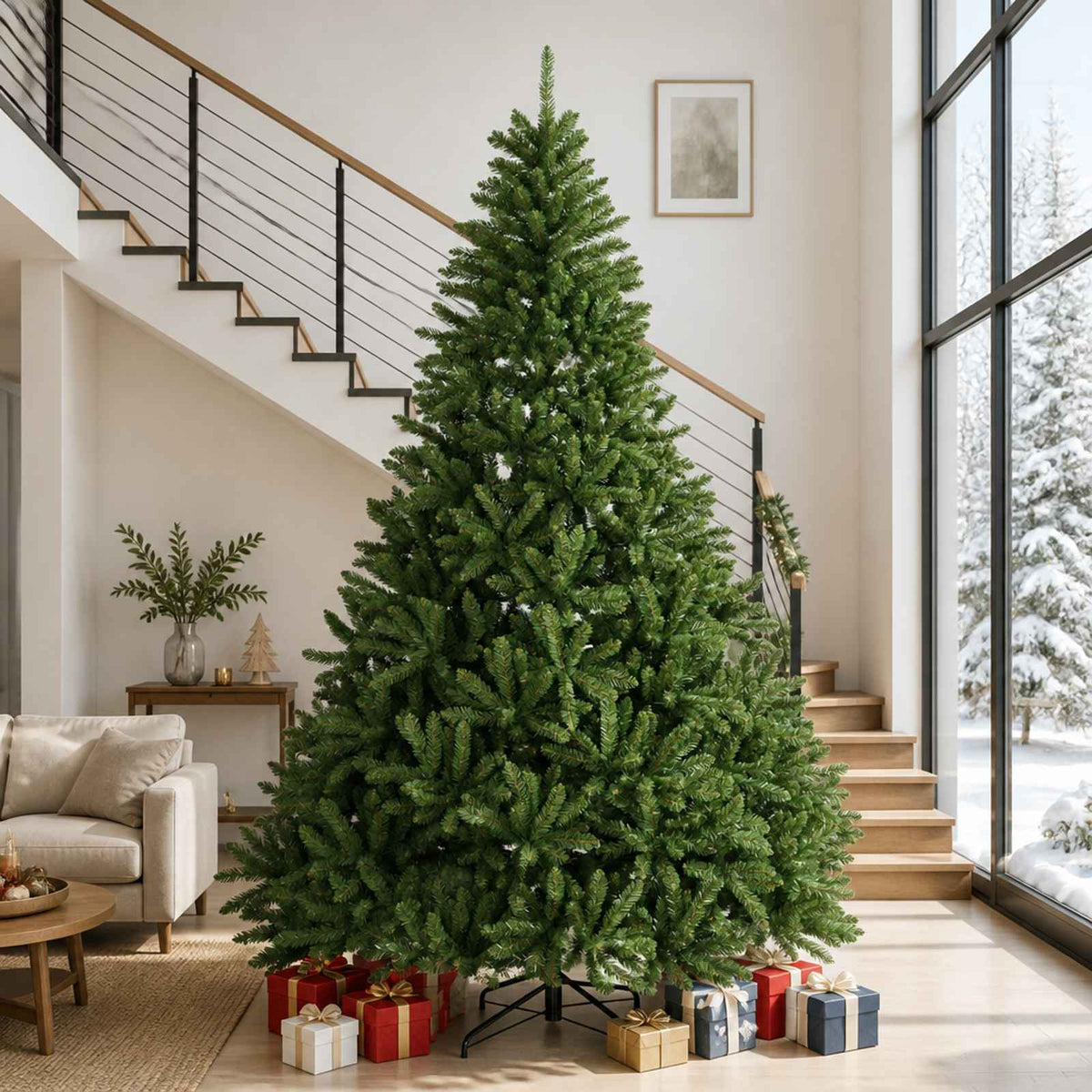 vidaXL Artificial Christmas Tree with Bauble 120 cm Light Green