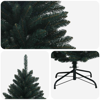 vidaXL Artificial Hinged Christmas Tree 300 cm PVC Dark Green 4