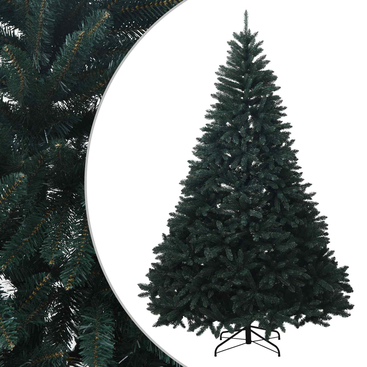 Artificial Christmas Tree with Bauble 300 cm Dark Green Ø 177 x 300 cm without LED