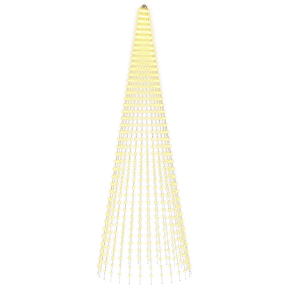 vidaXL Christmas Tree Light with Spikes 1148 LEDs Warm White and 2