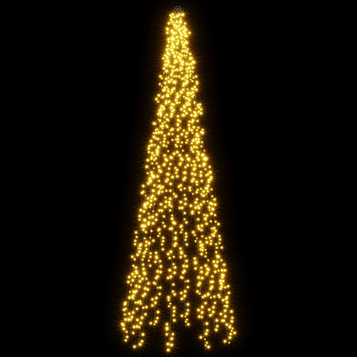 vidaXL Christmas tree lights with 10 LEDs 1550 LEDs Warm White 3
