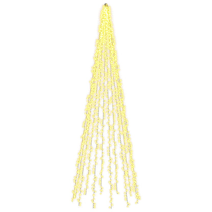 vidaXL Christmas Tree Lights with 12 LEDs 1608 LEDs Warm White 2