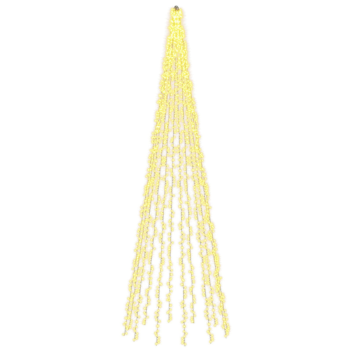 vidaXL Christmas Tree Lights with 12 LEDs 2004 LEDs Warm White 2