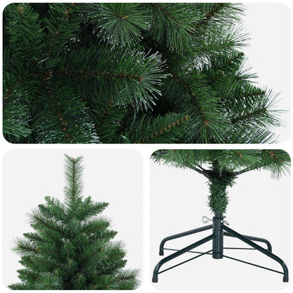 Artificial Christmas Tree PVC and Metal Green 240 cm