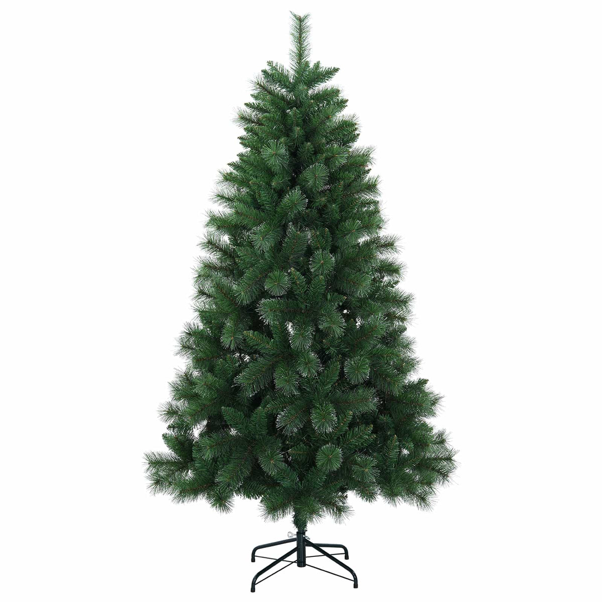 vidaXL Artificial Christmas Tree 240 cm PVC and Metal Green 3