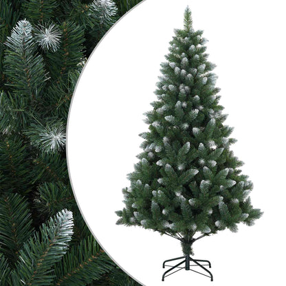Artificial Christmas Tree PVC and Metal Green 180 cm