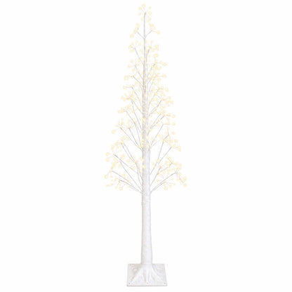 Starburst Christmas Tree White 17 x 17 x Plastic White (warm white) 180 cm