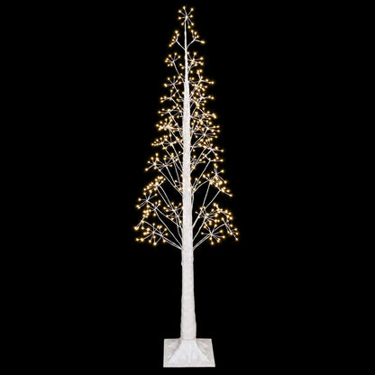 Starburst Christmas Tree White 17 x 17 x Plastic White (warm white) 180 cm