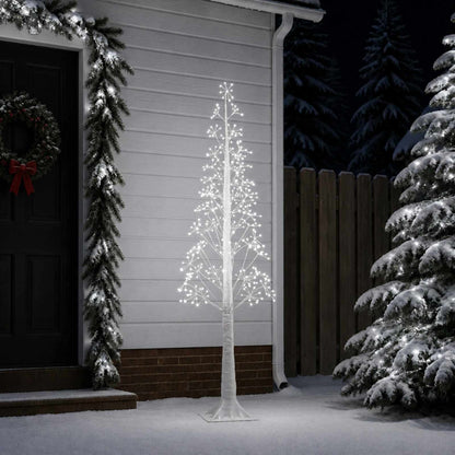 Starburst Christmas Tree White 17 x 17 x Plastic White (cold white) 180 cm