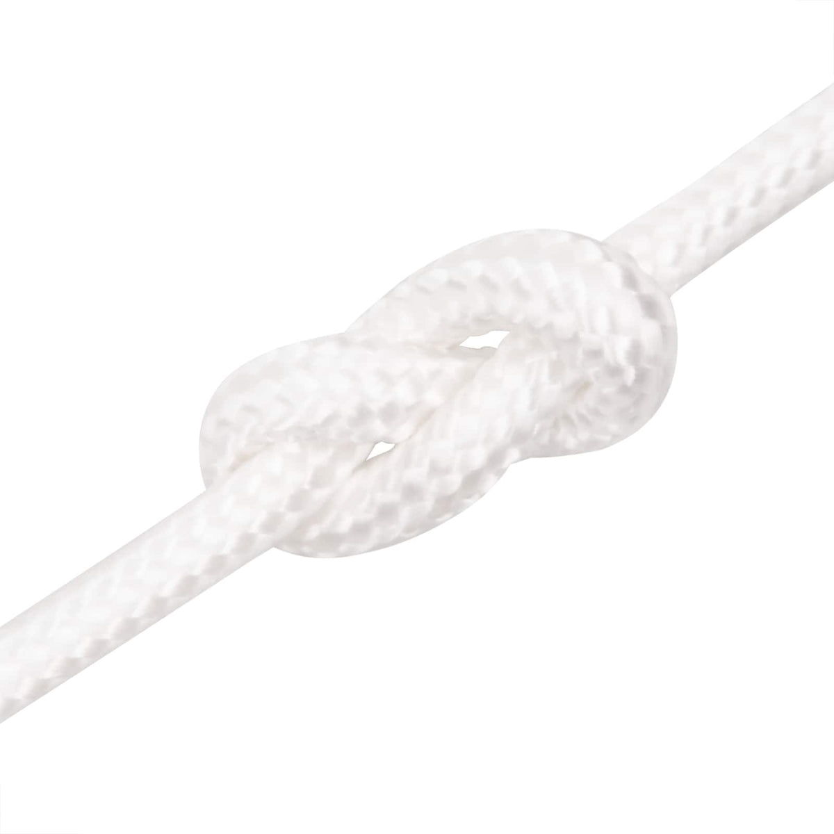 Multipurpose Utility Rope PP 240 kg Max Load Length 250 m White 6 mm