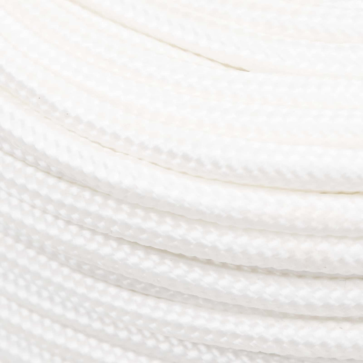 Multipurpose Utility Rope PP 240 kg Max Load Length 250 m White 6 mm