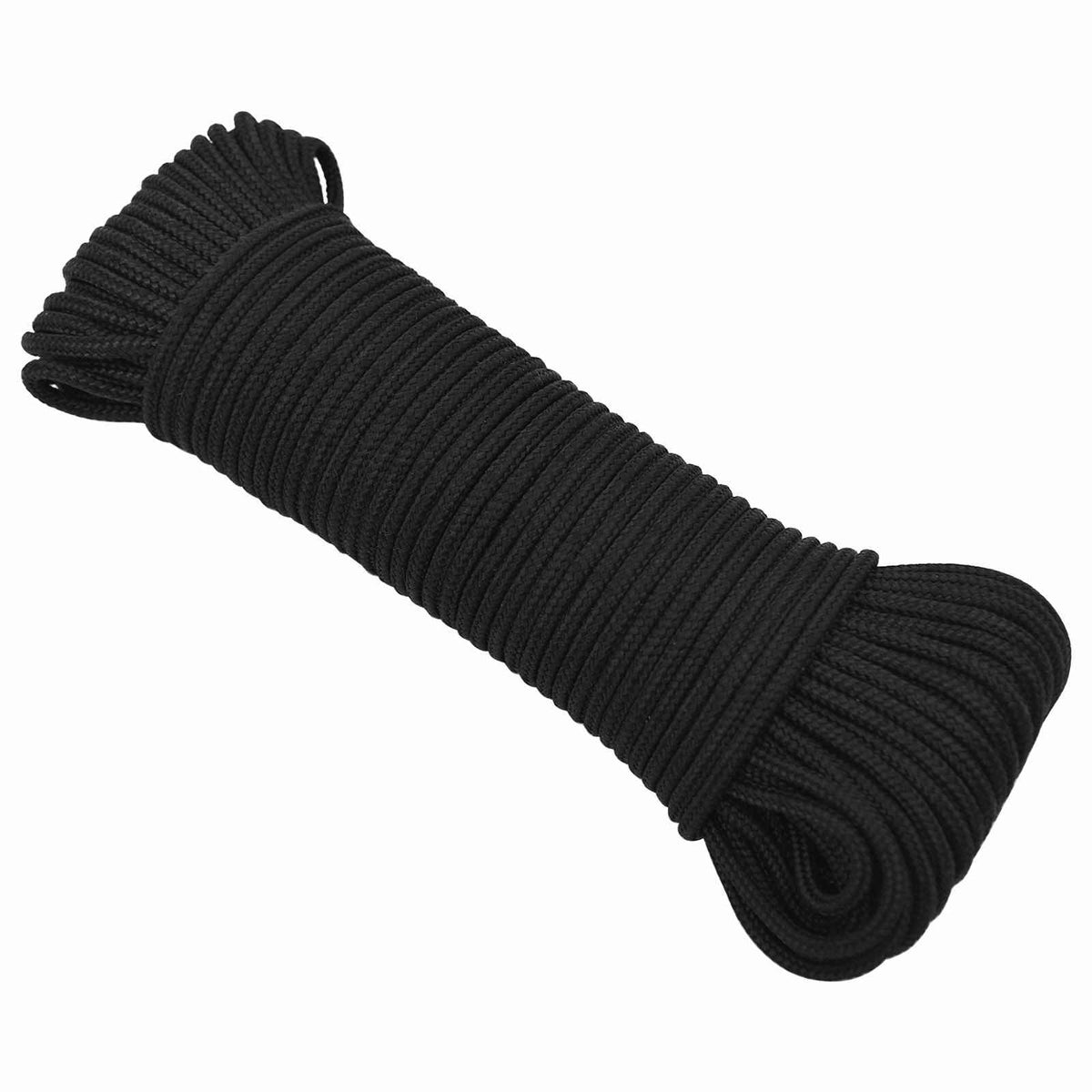 vidaXL Multipurpose Utility Rope 3 mm 500 m Black PP 67.5 kg Max Load 2