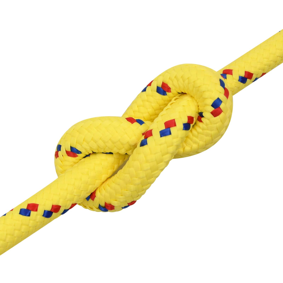 Multipurpose Utility Rope PP 930 kg Max Load Length 50 m Yellow 20 mm