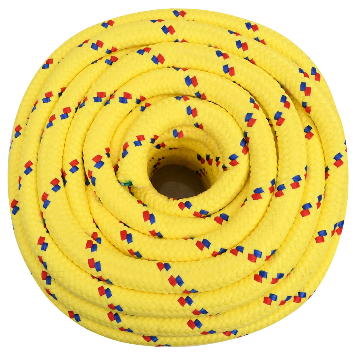 Multipurpose Utility Rope PP 930 kg Max Load Length 50 m Yellow 20 mm