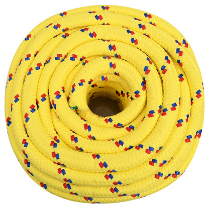 Multipurpose Utility Rope PP 930 kg Max Load Length 50 m Yellow 20 mm