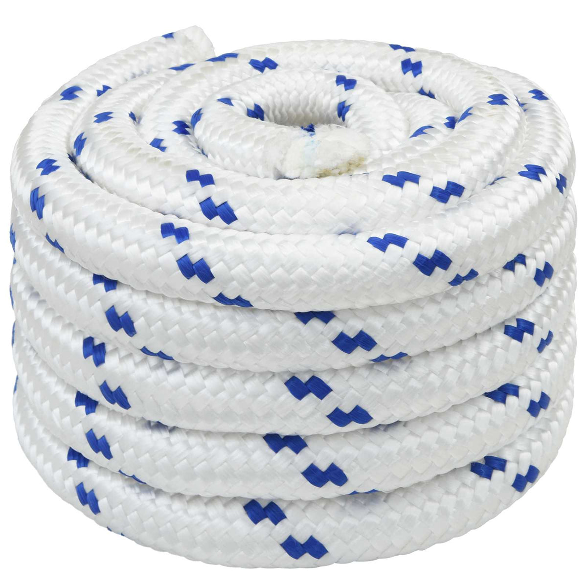Multipurpose Utility Rope PP Length 10 m 50 mm White and blue