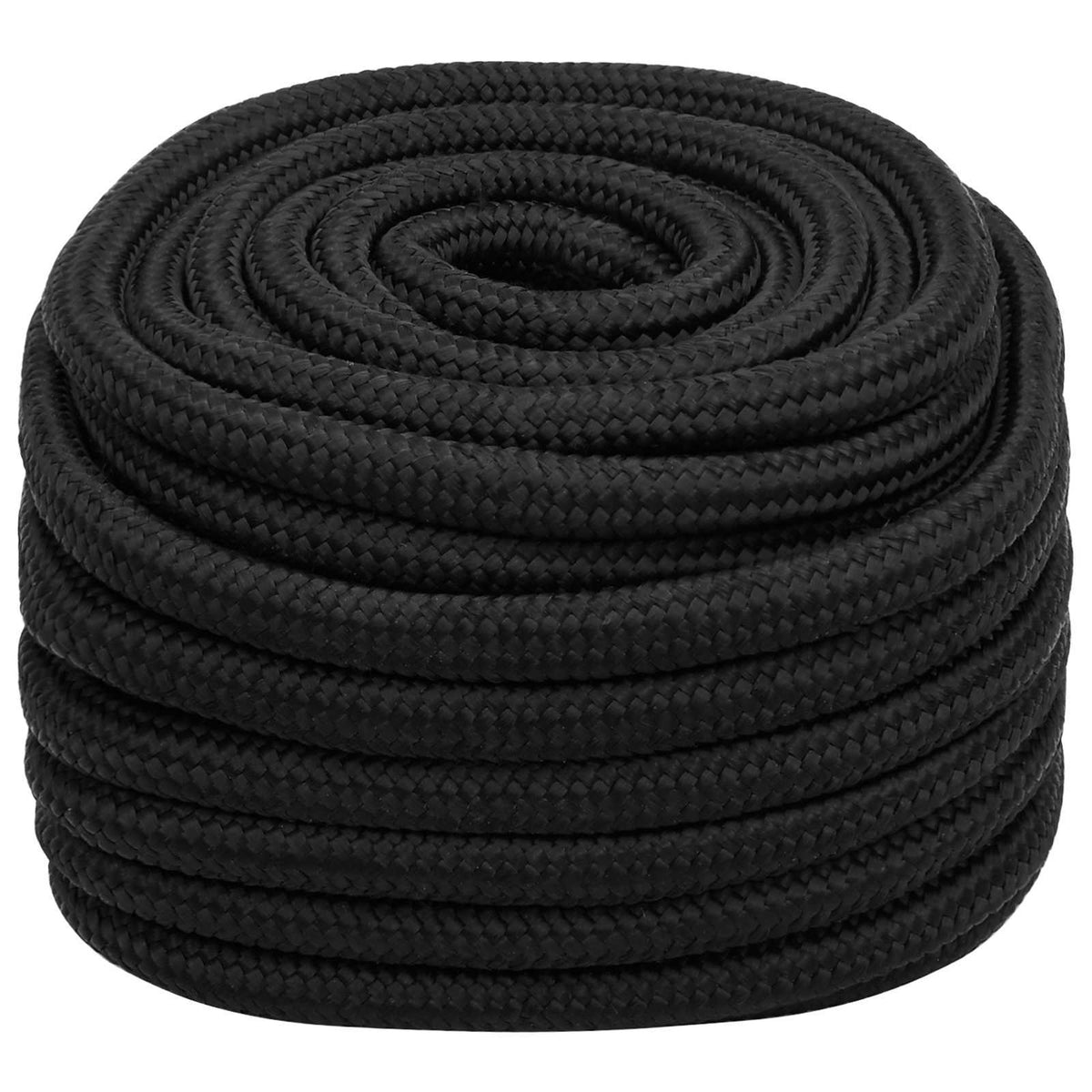 Multipurpose Utility Rope PP 930 kg Max Load Length 50 m Black 20 mm