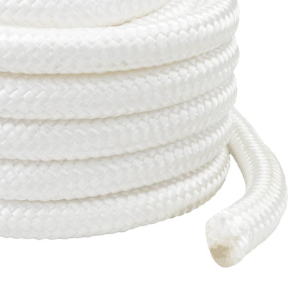 Multipurpose Utility Rope PP 27 kg Max Load Length 50 m White 30 mm