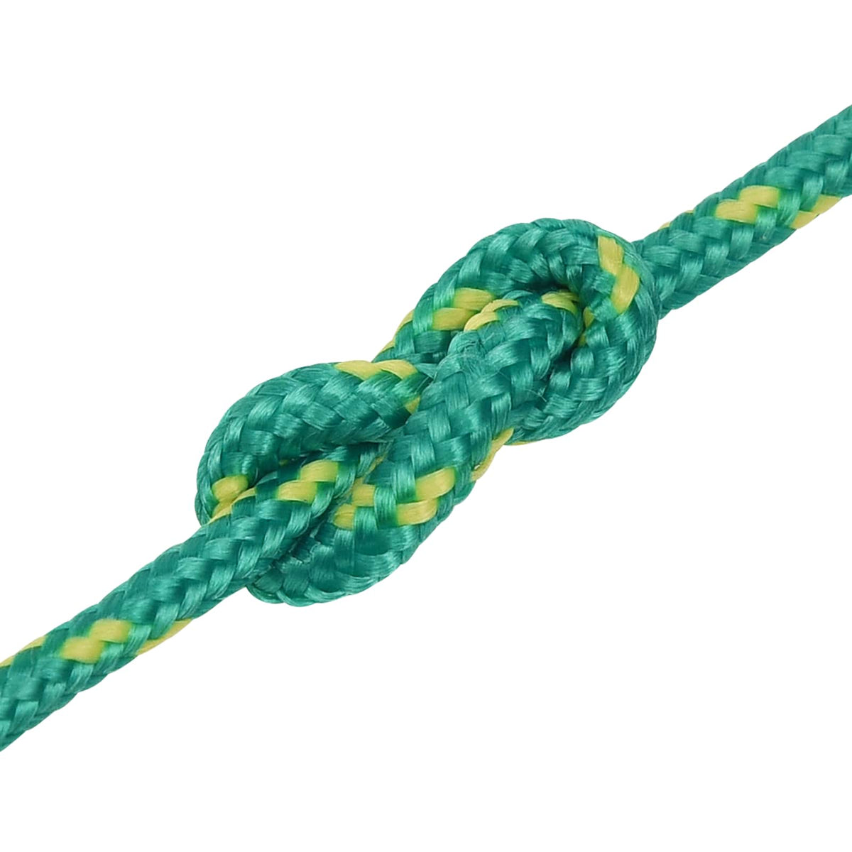 Multipurpose Utility Rope PP 150 kg Max Load Length 500 m 5 mm Green