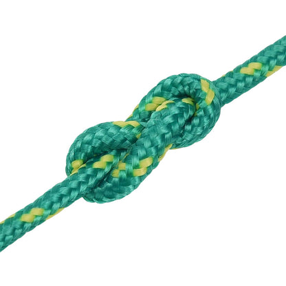 Multipurpose Utility Rope PP 150 kg Max Load Length 500 m 5 mm Green