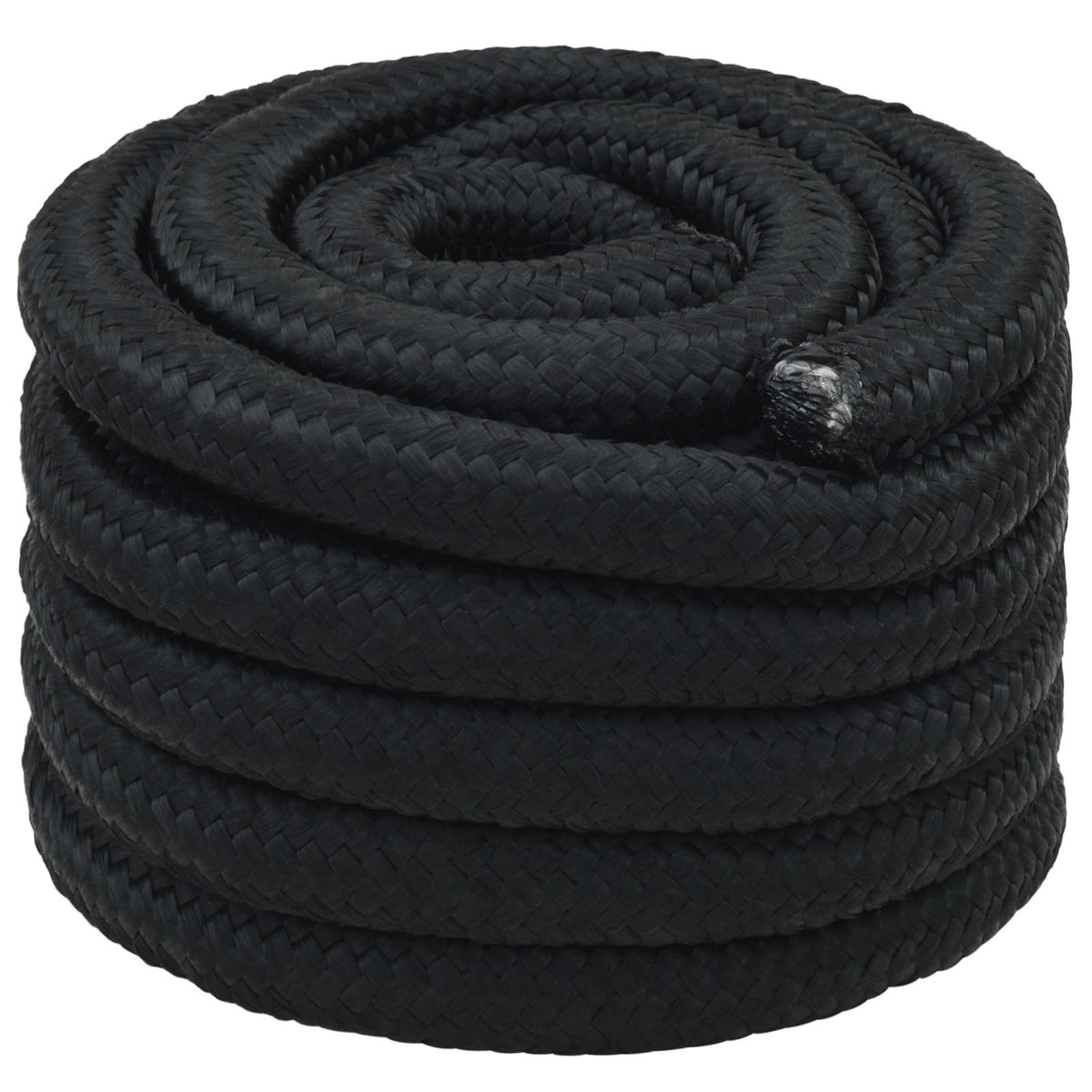 Multipurpose Utility Rope PP 930 kg Max Load Length 50 m Black 30 mm