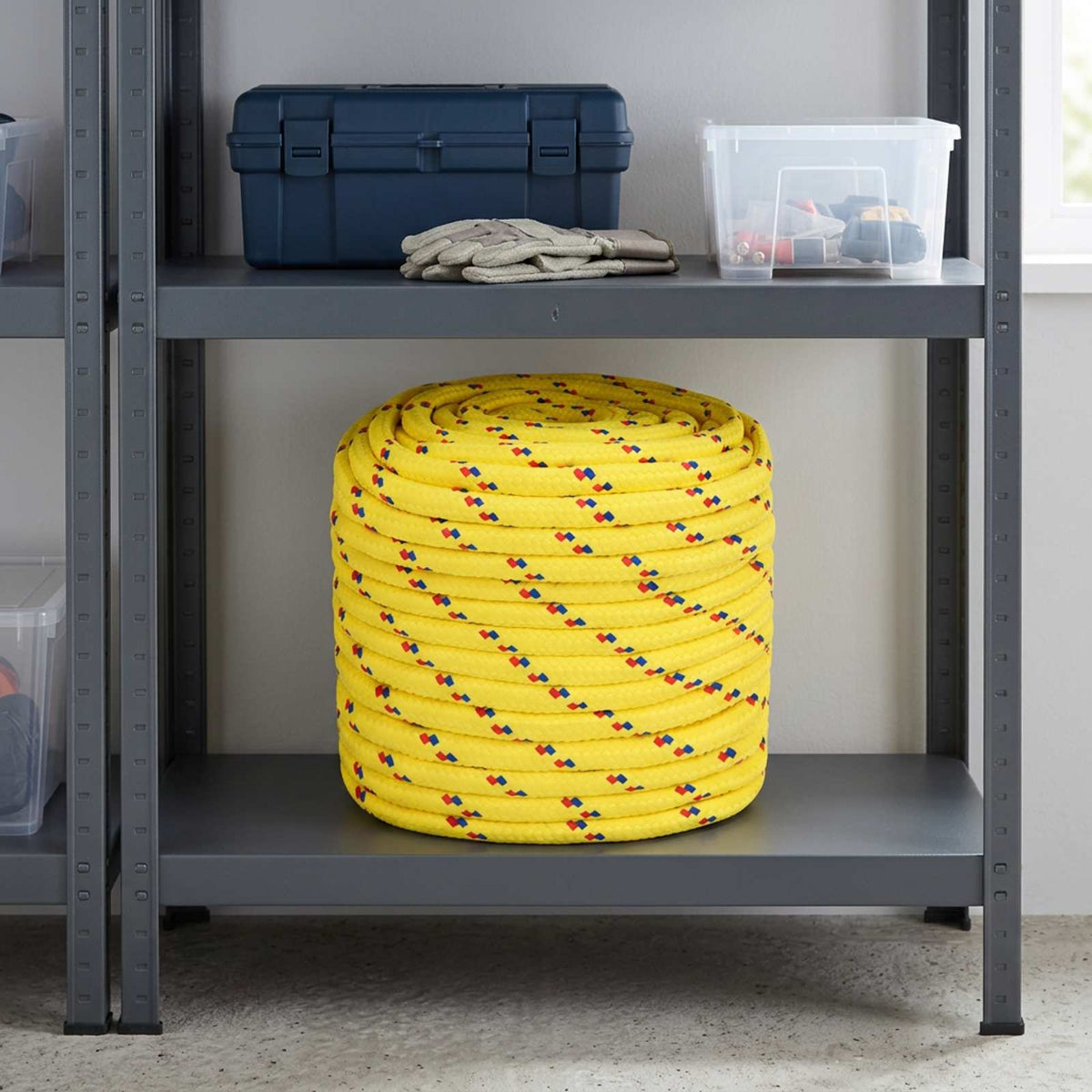 Multipurpose Utility Rope PP Length 250 m Yellow 16 mm
