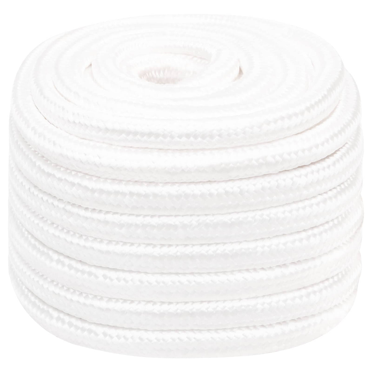 vidaXL Multipurpose Utility Rope 20 mm 25 m White PP 2400 kg Max Load 2