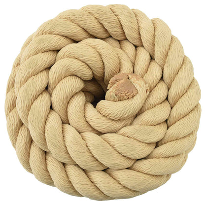 vidaXL Multipurpose Utility Rope 50 mm 25 m Natural PP 2