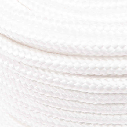 Multipurpose Utility Rope PP 105 kg Max Load Length 100 m White 12 mm