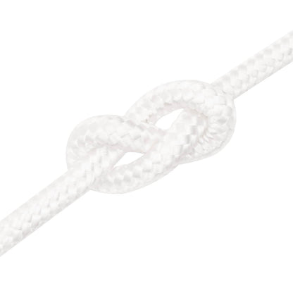 Multipurpose Utility Rope PP 105 kg Max Load Length 100 m White 12 mm