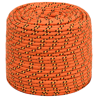 Multipurpose Utility Rope PP Length 100 m Orange 10 mm